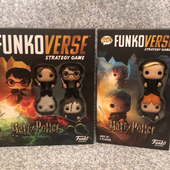 Harry Potter FunkoVerse Game with expansion pack!!!  6 Funko Pop Figures!!!! NEW - Picture 1 of 6